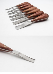 梨花木柄 皮革寬鏟 削薄起鼓 削邊器手工DIY皮革皮邊削薄工具