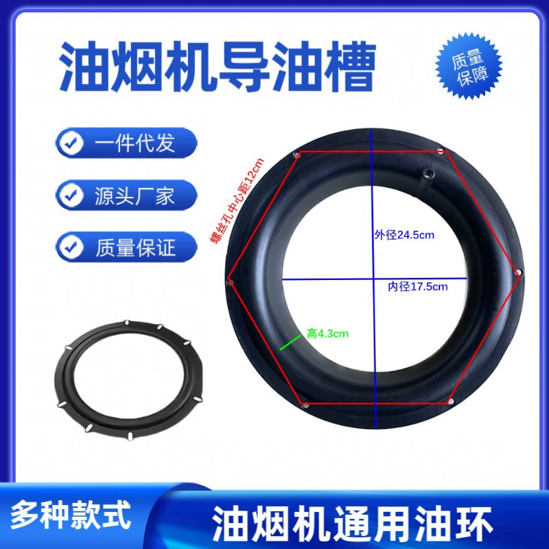 Вытяжка Масляное кольцо Масляная направляющая канавка Бытовое кухонное направляющее кольцо для масла Принадлежности для вытяжки Универсальный старый кухонный маслостойкий бумажный коврик