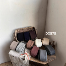 DX878冬季新款儿童打底裤宝宝加绒加厚连裤袜细条纹公主风复合裤