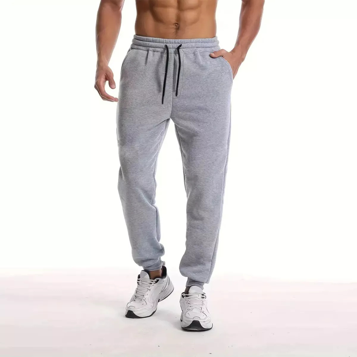 2026 Cross-border Hot Selling Multi-color Sports Fitness Pants for Men, Spring and Autumn Casual Loose Jogger Sweatpants Long Pants