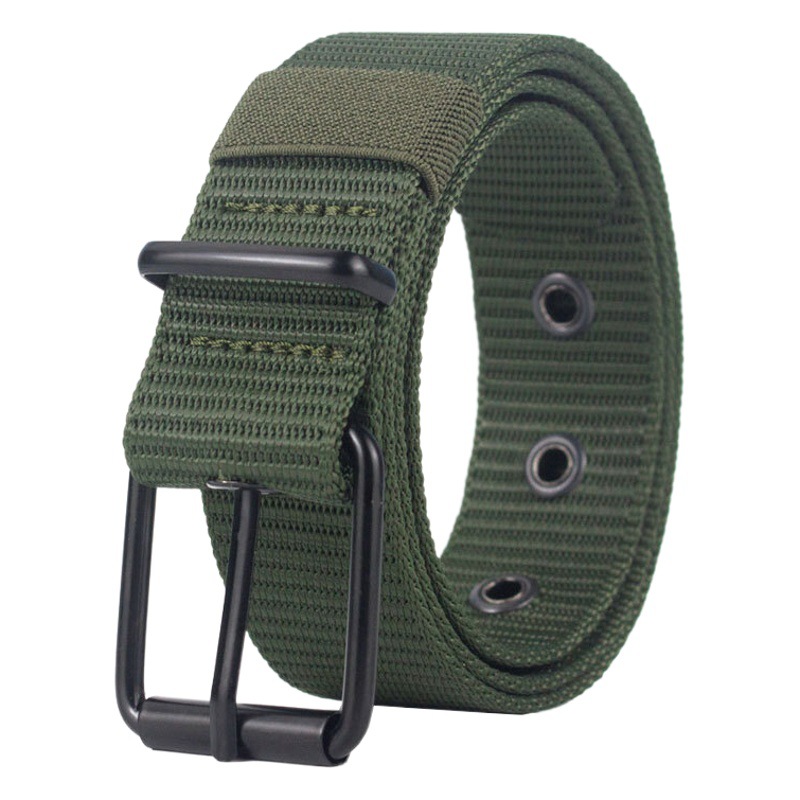 Cinturón de lona para hombre estilo militar casual resistente y ajustable