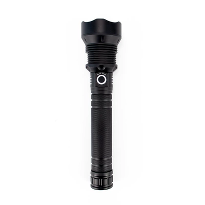 UV fənərlər Long-Range Flashlight Outdoor Aluminum - gs-9113-black-flashlight-without-battery