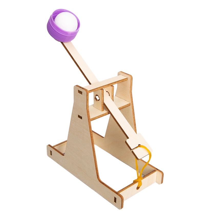 Tecnología pequeña producción pequeña invención DIY Material de fundición de piedra madera Marco de fundición de piedra antigua fundición de piedra vehículo asedio Máquina de fundición de piedra