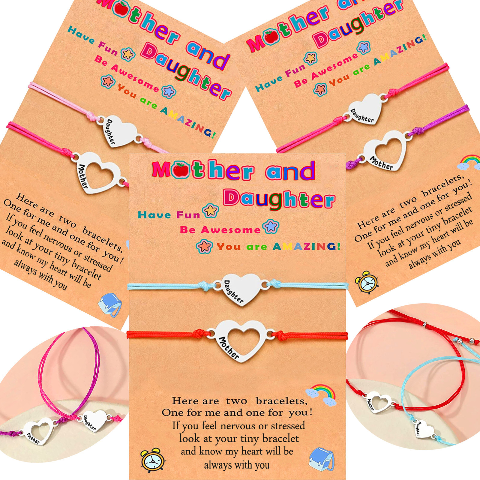 1 Set Fashion Heart Shape Stainless Steel Polishing Womenu0027S Bracelets