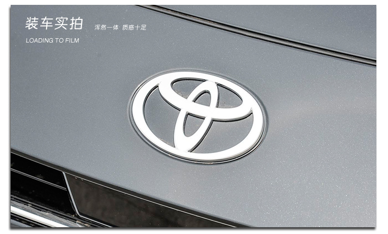 Suitable for Toyota Front and Rear Car Logos Camry Crown Reiz Corolla Vios Highlander Corolla Modified Grille Logo