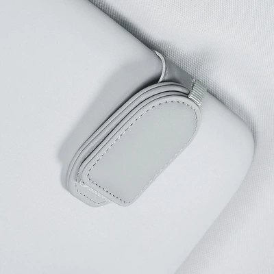 Car Glasses Clip/Bill Clip super storage multi-color optional perfect solution - 1011-gray-glasses-clip