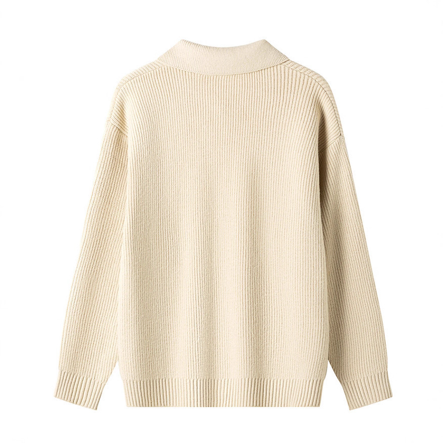 Cardigan de botón sólido suéter gris de punto de primavera y otoño chaqueta de invierno chaqueta cálida chaqueta casual