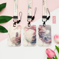 Ancient style card holder, student campus badge, meal card, water card protective cover, national trend ID card holder, subway bus card holder, wholesale