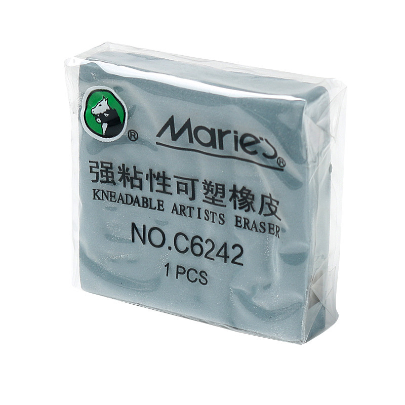 Marley plástico goma C6242 estudiante de arte boceto pintura arte resaltar suave goma fuerte adhesivo plastilina
