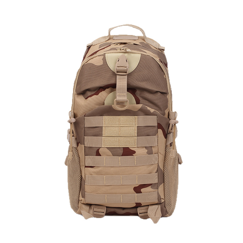 Mochila de movimiento de montañismo al aire libre de camuflaje multifuncional para hombre, fabricante personalizado de procesamiento de mochila de ocio de campo