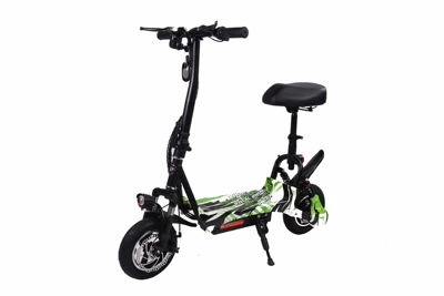 Qatlanan elektrik skuterlər Use for Commuting to Work - 36v-youth-green