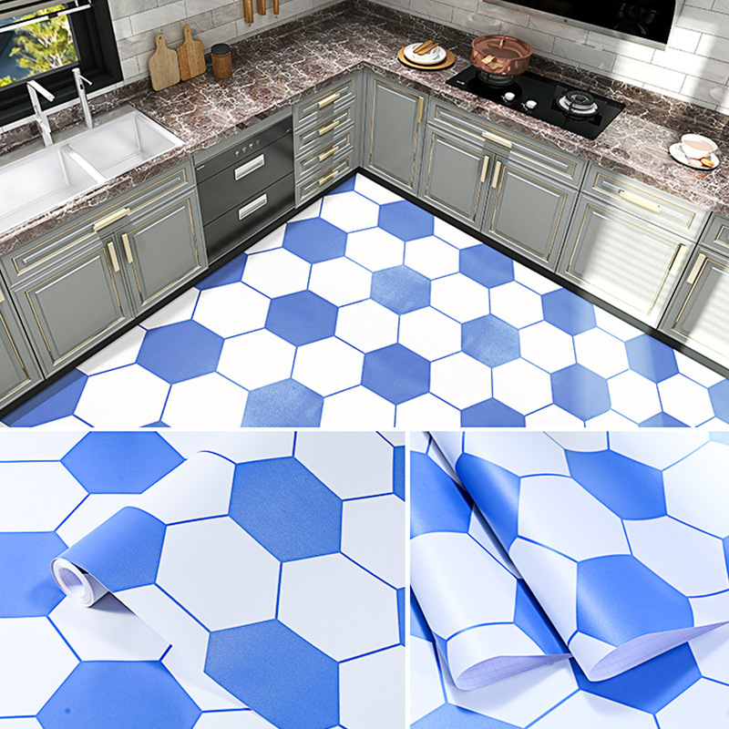 Pegatinas gruesas para el suelo del baño, pegatinas para el baño, la cocina y el dormitorio, pegatinas autoadhesivas para el suelo del inodoro, venta al por mayor de fábrica image 27