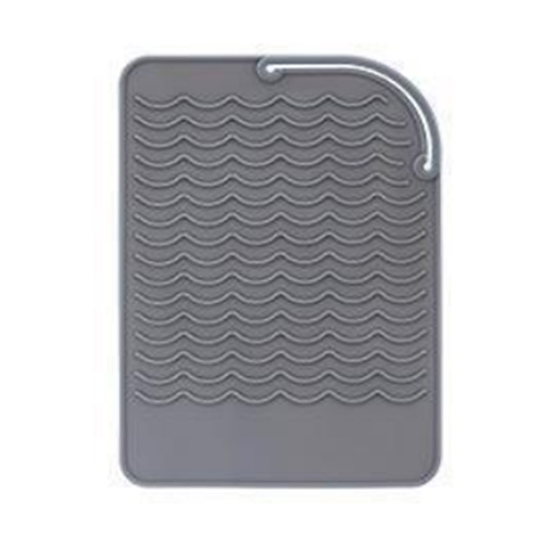 Rizador de pelo plancha de pelo perm stick almohadilla de aislamiento de silicona gran rollo perm almacenamiento antideslizante almohadilla de silicona