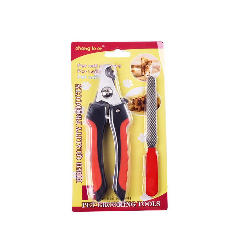 Pet cortaúñas anti-sangre línea de acero inoxidable Big Dog cortaúñas tijeras para mascotas tijeras para perros tijeras para mascotas suministros para mascotas al por mayor