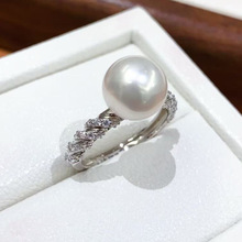 S925�y�ʯ8-10mm��ˮ�����ָ����黨����OӋ�A������diy����