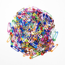 19MM彩色小别针烤漆别针铁质金属安全别针多规格衣服吊牌扣针批发