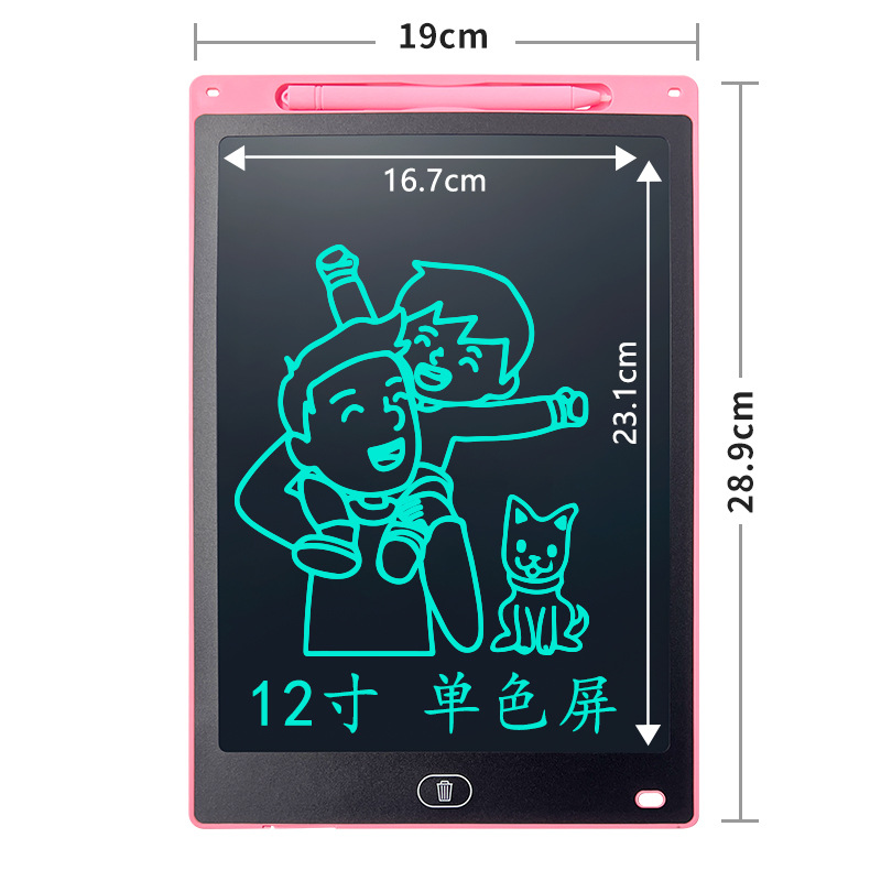 Tablero de escritura LCD de 8.5, 10 y 12 pulgadas, pizarra digital para dibujar y escribir a mano.