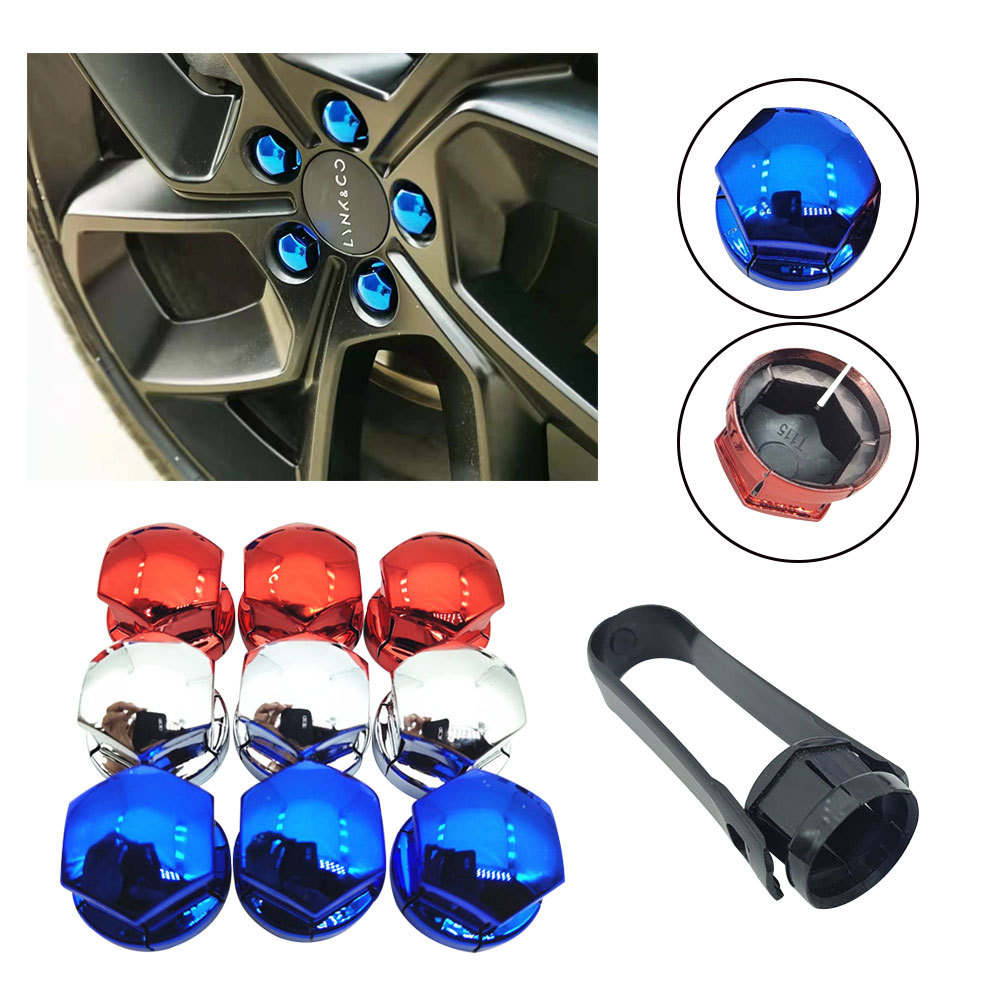 Aplicable a Geely Volvo Lingke accesorios del coche al por mayor suministro neumático tornillo tapa protectora cubierta decorativa T115