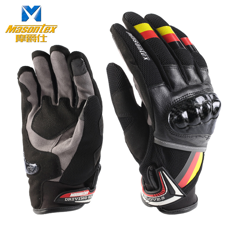 M38Carbon-탄소 섬유 빨간색과 노란색(모든 계절에 적합) 터치 스크린 지원