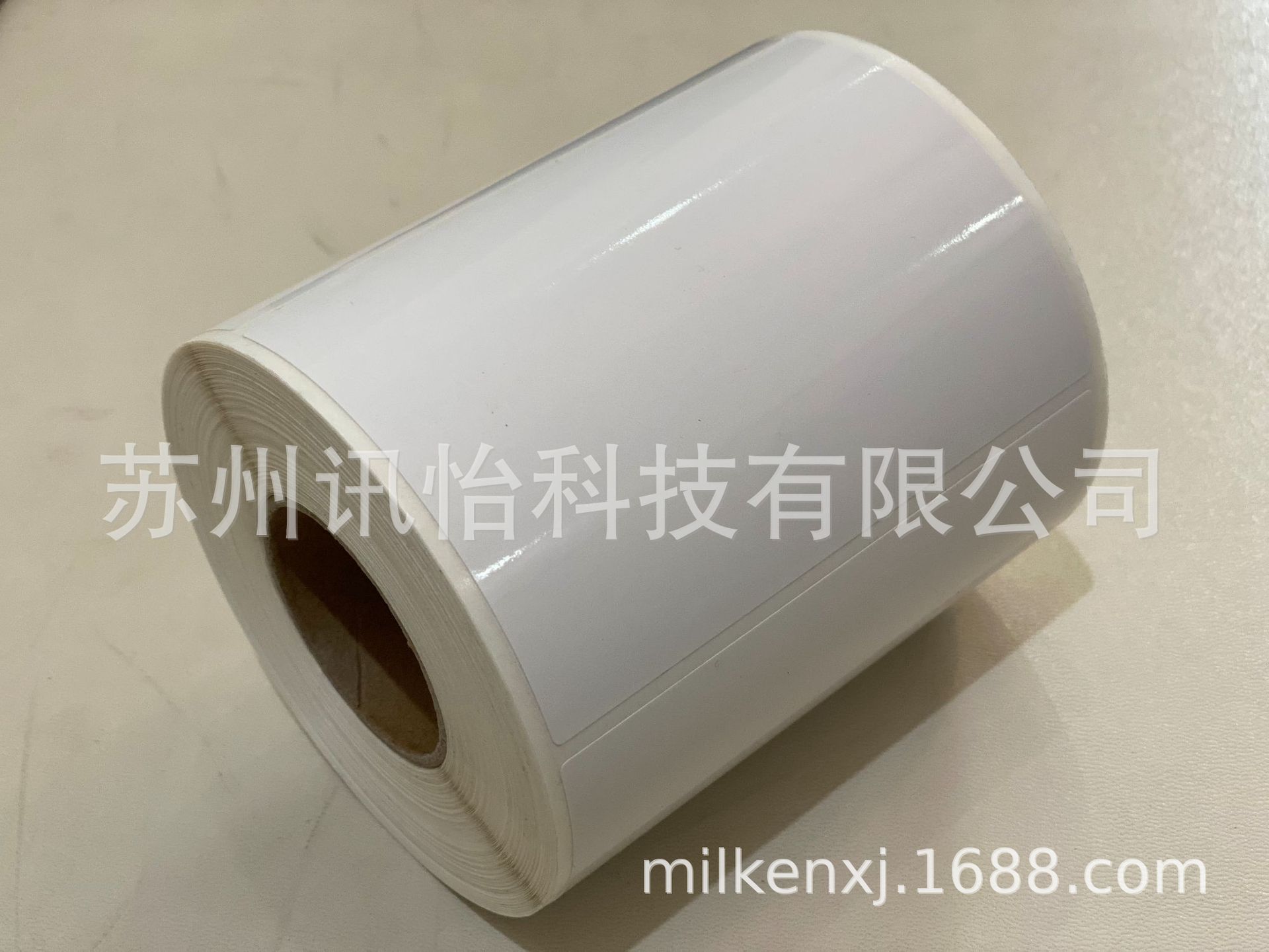 苏州印制美国艾利丹尼森AW1112 101*89*R2镜面铜板不干胶标签