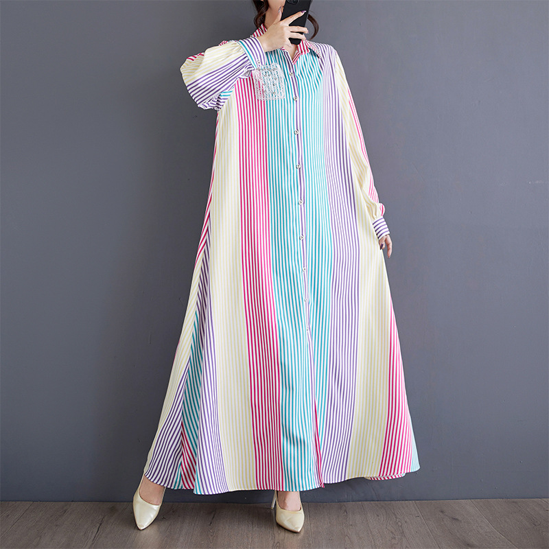 Autumn fashionable long elegant dress