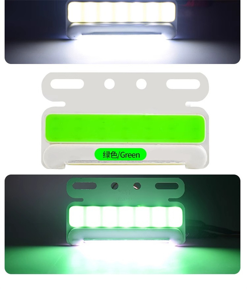12V 24v super bright truck side light waterproof strong light ground tire light car side light ultra-thin trailer waist light