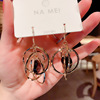 South Korean fashionable goods, three dimensional jewelry, universal retro earrings