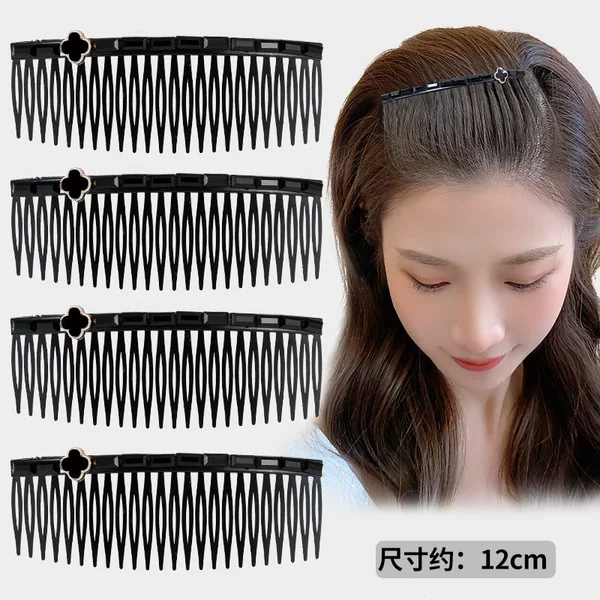 1# black four-petal flower-4-piece set