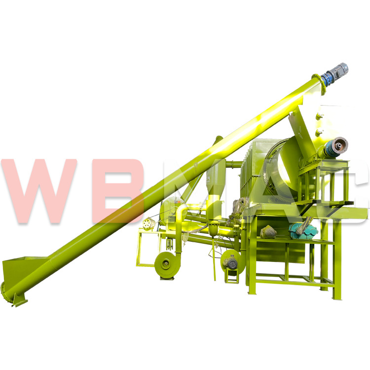 万铂机械转筒式炭化炉 连续式椰壳炭化炉 椰壳炭化设备源头厂家