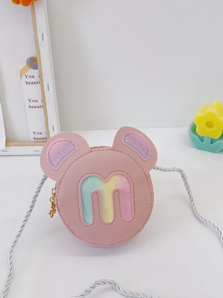 Creative Sequin Rainbow Shoulder Bag for Women, Cartoon Children's Bag, 2021 New Cute Girls' Crossbody Bag, Coin Purse