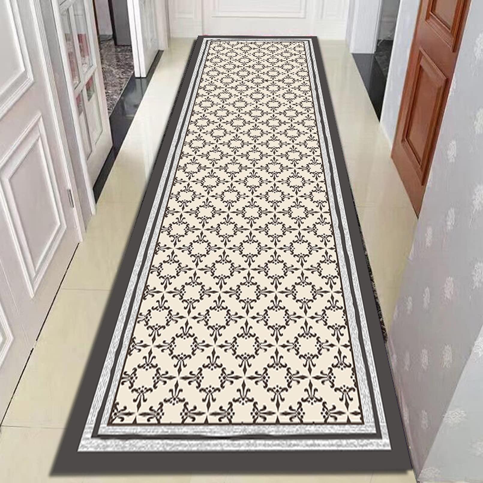 Alfombra de sala de estar doméstica transfronteriza cortable pasillo puerta de entrada lavado con agua en la alfombra de la casa
