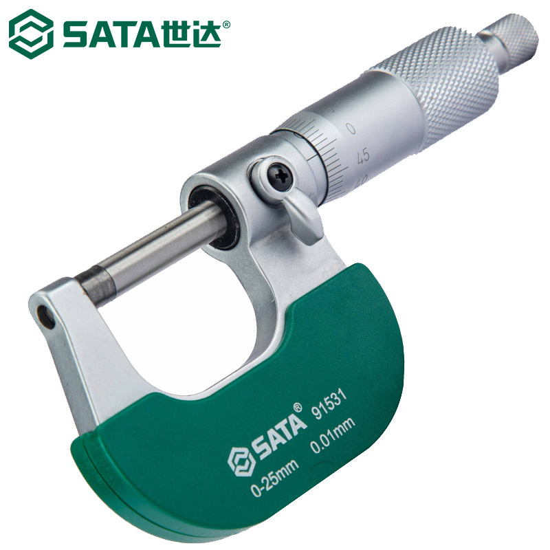 世达91531千分尺外径机械千分卡尺分厘卡螺旋测微器测微仪0-25mm