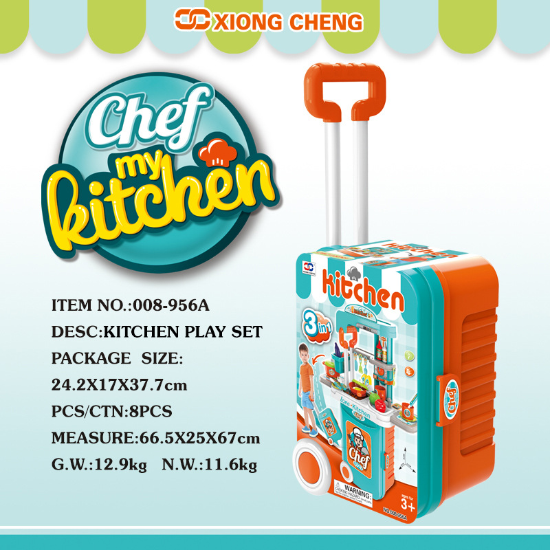 Los niños de vestir juguetes jugar casa trolley caso chica doctor herramienta traje caja médica kindergarten regalo de cumpleaños