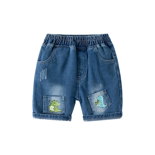 Cartoon denim skirt for boys