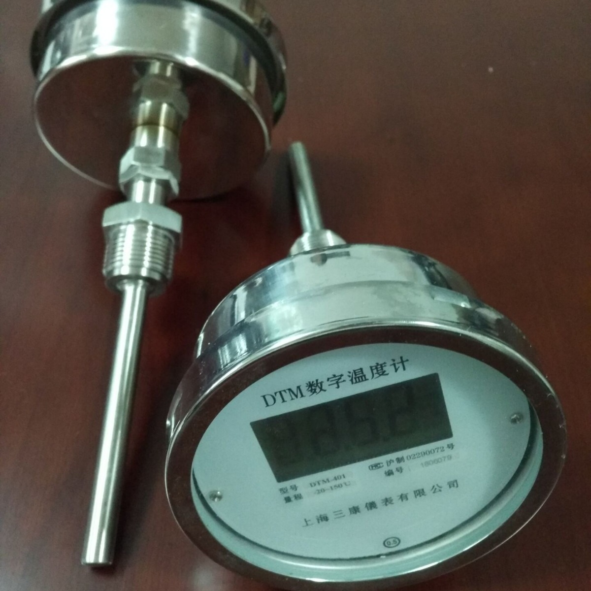 环保工业用温度计测温计 安全双金属温度计 精密数字温度计