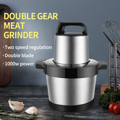 Cross-border 6L large-capacity stainless steel meat grinder household electric meat grinder food grinder vegetable grinder wholesale