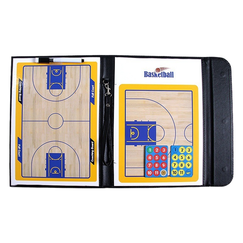 Cross-border basketball tactical board 2.5 folding coach board competition training professional explanation football chess magnet tactical board