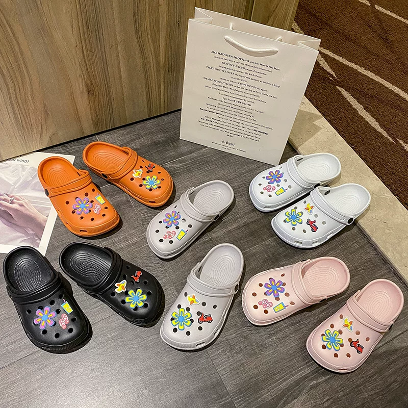 Beach summer trend mesh slippers, soft sole, internet celebrity