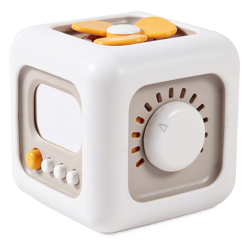 Cubo de bebé transfronterizo música en movimiento hexaedro ocupado bola Dedo de los niños pensando entrenamiento simulación interruptor de juguete