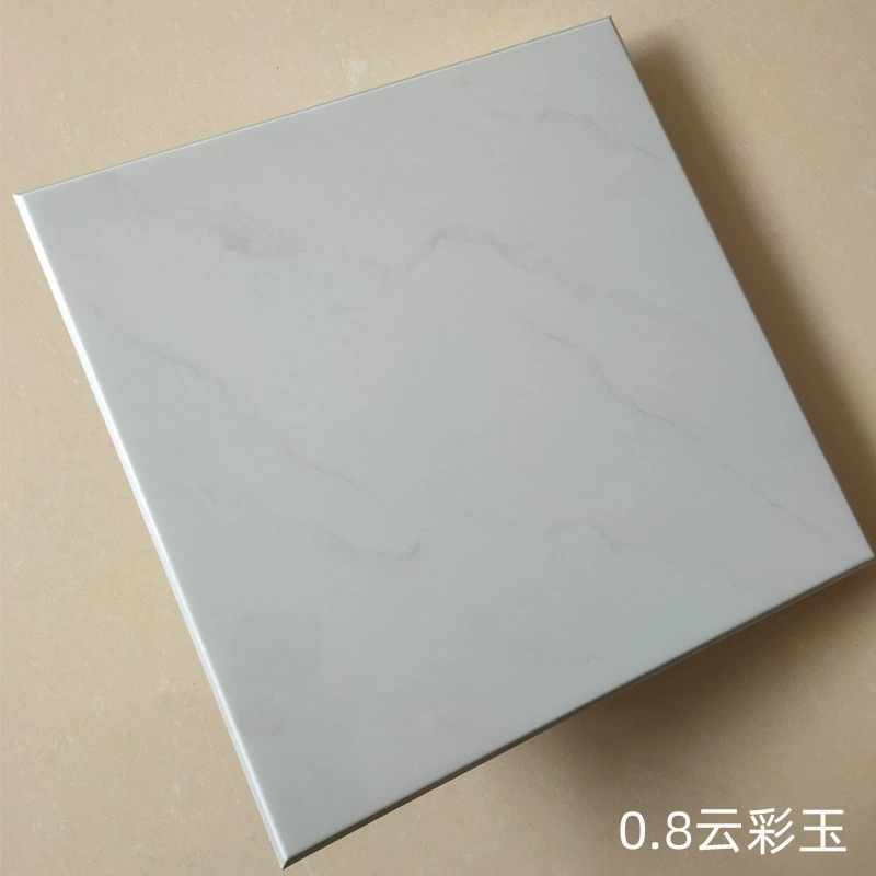 0,8 Лакокрасочная доска для выпечки Cloud Jade с рулонным покрытием Скос с высоким краем Утолщенная интегрированная потолочная яркая поверхность 300x300 Аксессуары для листов