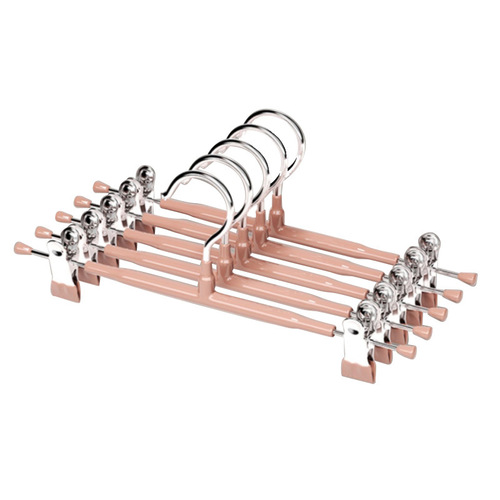 Wardrobe household trouser clip hanger jk skirt clip seamless multi-functional stainless steel clothes drying rack trouser clip underwear rack