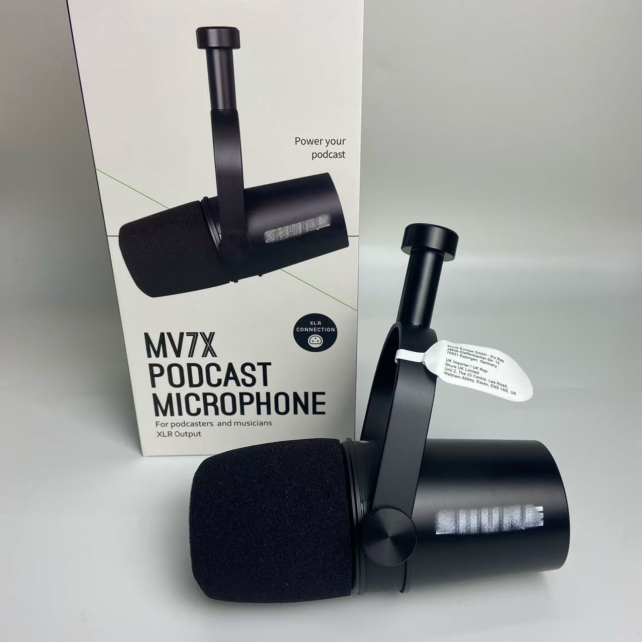 Cross-Border Supply Mv7X Wired Anchor Microphone Computer Live Recording Dubbing Dynamic Microphone
