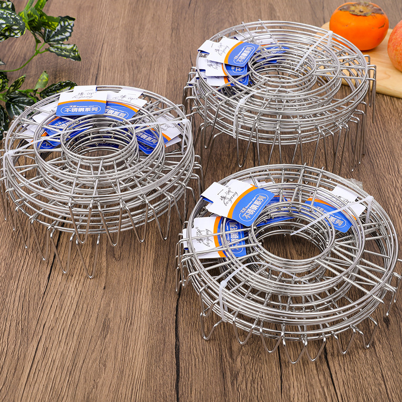 Boyang 2.6mm Non-Magnetic Stainless Steel Triangular Steaming Rack, High, Medium, and Low Three-Legged Household Storage Rack, Multi-Purpose Cooking Steaming Rack Boyang 2.6mm Non-Magnetic Stainless Steel Triangular Steaming Rack, High, Medium, and Low Three-Legged Household Storage Rack, Multi-Purpose Cooking Steaming Rack