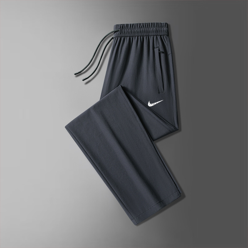 Men's Pants 2025 New Summer Outdoor Quick-Drying Ice Silk Casual Pants Elastic Breathable Sweat-Wicking Sports Pants Running Long Pants