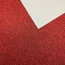 工厂现货批发128g珠光大红金葱膜 喜庆用纸 闪光装饰包装纸不掉粉