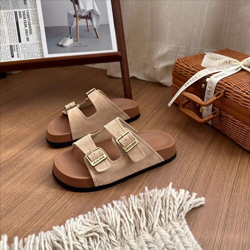 Durable Thick Sole Birkenstock Sandals for Women - Summer Outdoor Wear 2025 - High-end Feel Like Walking on Clouds - One-piece Beach Sandals