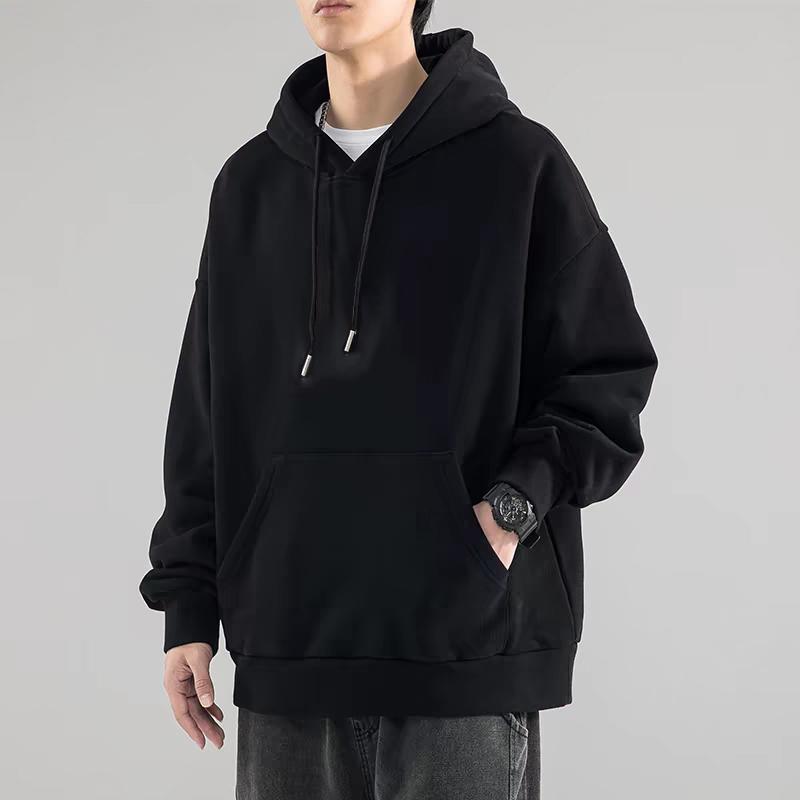 Simple and versatile unisex ins trendy brand hooded sweatshirt, thickened for spring and autumn, 2026 large size student couple outfit Simple and versatile unisex ins trendy brand hooded sweatshirt, thickened for spring and autumn, 2026 large size student couple outfit