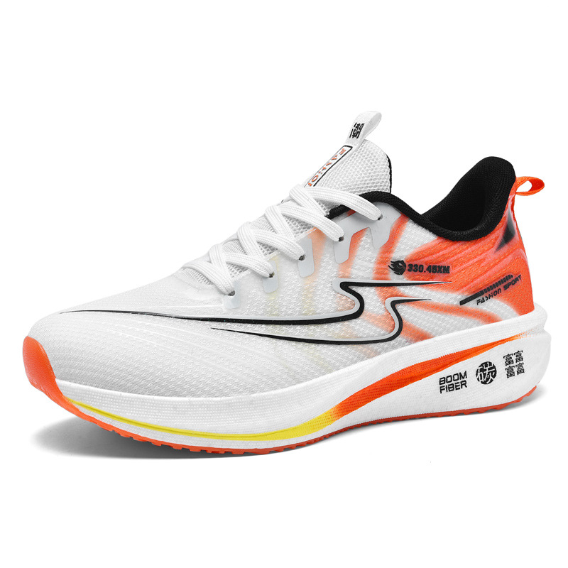 Un nuevo tipo de zapatos de hombre de tamaño grande, zapatos de entrenamiento de carbono, zapatos de entrenamiento de ventilación ultraligeros para hombres.
