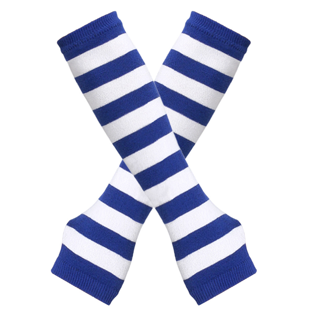 사파이어 블루 화이트/와이드 스트립 60