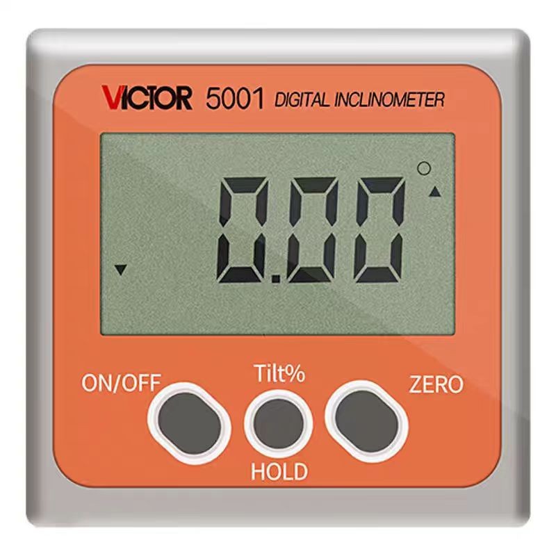 单面带磁数显倾角盒VC5001三面倾角盒5005/5006数显倾角仪水平仪